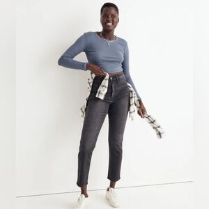 Madewell Curvy High Rise Slim Stright Jeans